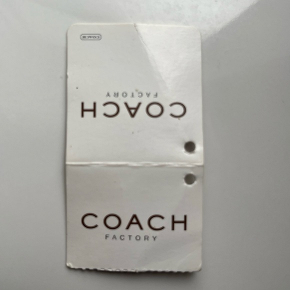 COACH White / Brown Hamptons Soho Flap Satchel Bag F10913 - Picture 8 of 8